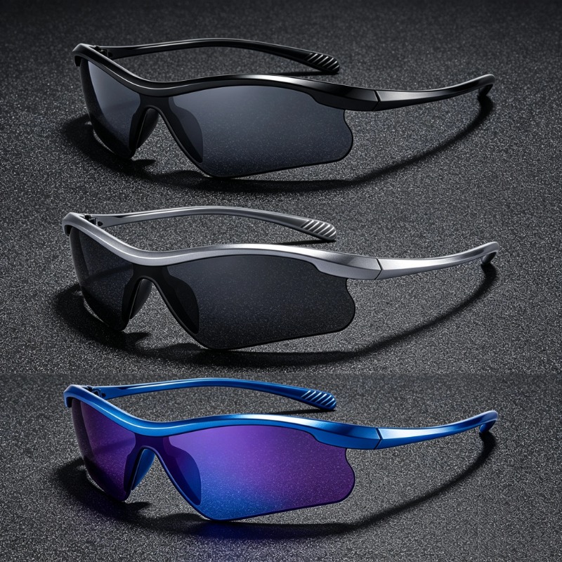 Outdoor Sport Glasses - New Half Frame Y2K Sunglasses Gradient