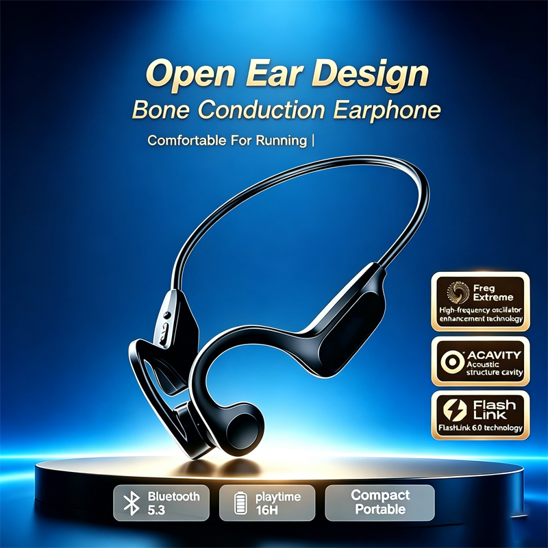 Outdoor Sport Field - New X7 Bone Conduction Earphone 16Hours