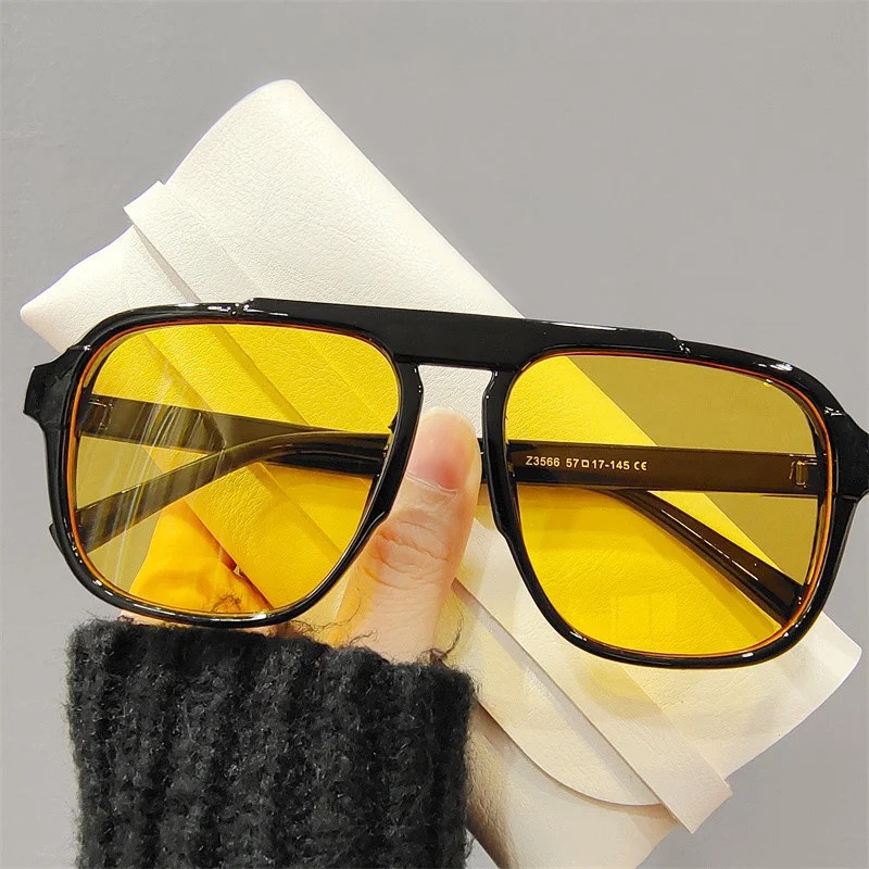 New Oversized Frame Sunglasses - Outdoor Sport Brand 评论和价格