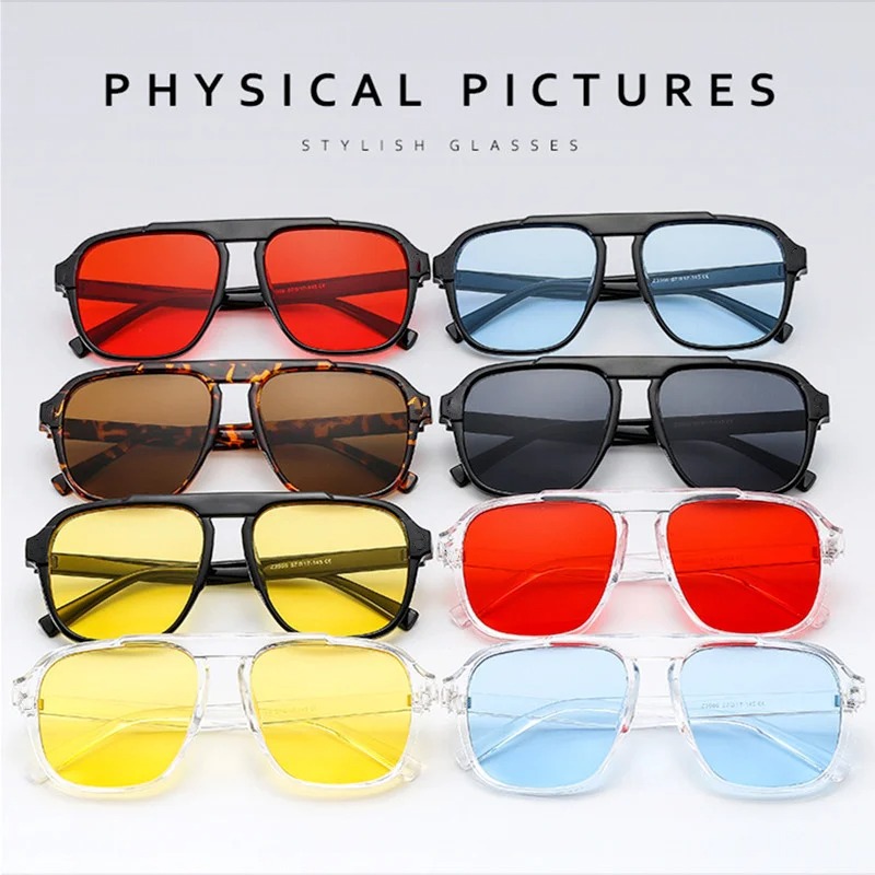 New Oversized Frame Sunglasses - Outdoor Sport Brand 评论和价格
