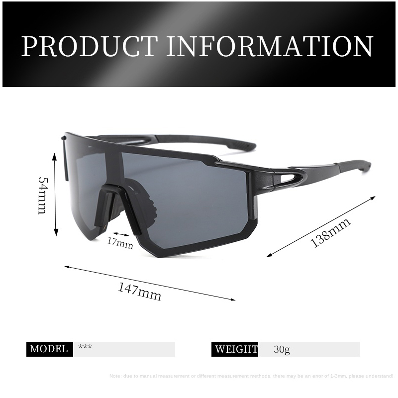 Oversized Bicycle Eyewear Outd - Outdoor Sport Glasses 评论和价格