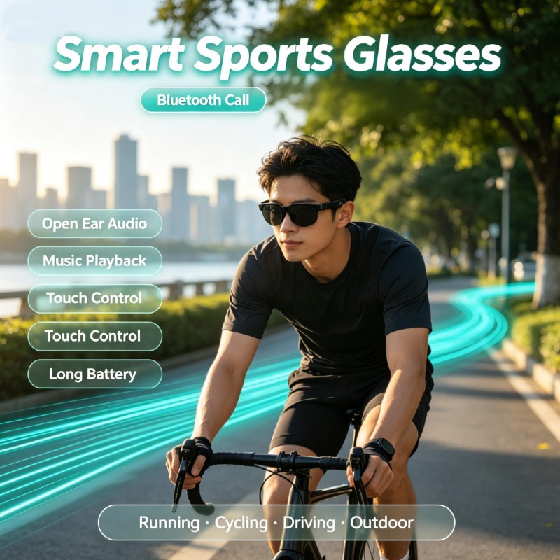 Smart Sports Glasses Open Ear  - Outdoor Sport Glasses 评论和价格